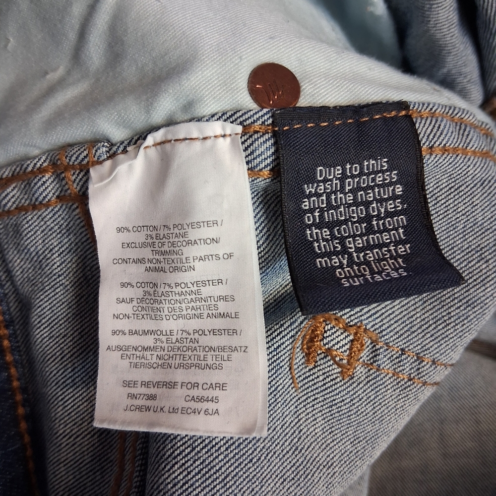 Madewell High Rise Distressed Blue Jeans Size 25 - Picture 14 of 17
